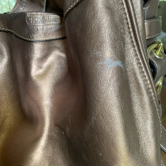 Coach purse *bronze* - Picture 6 of 15